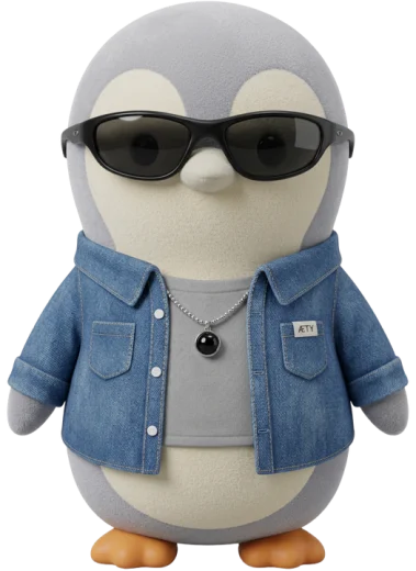 The Hipster penguin